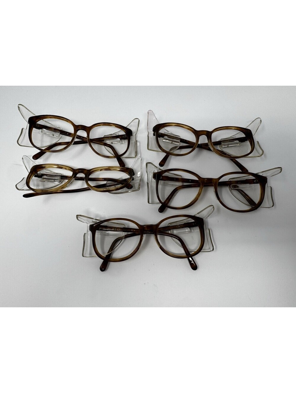 5 Vintage Liberty Optical LO13SP Safety Glasses 55-18-145 SEVERE WARPING